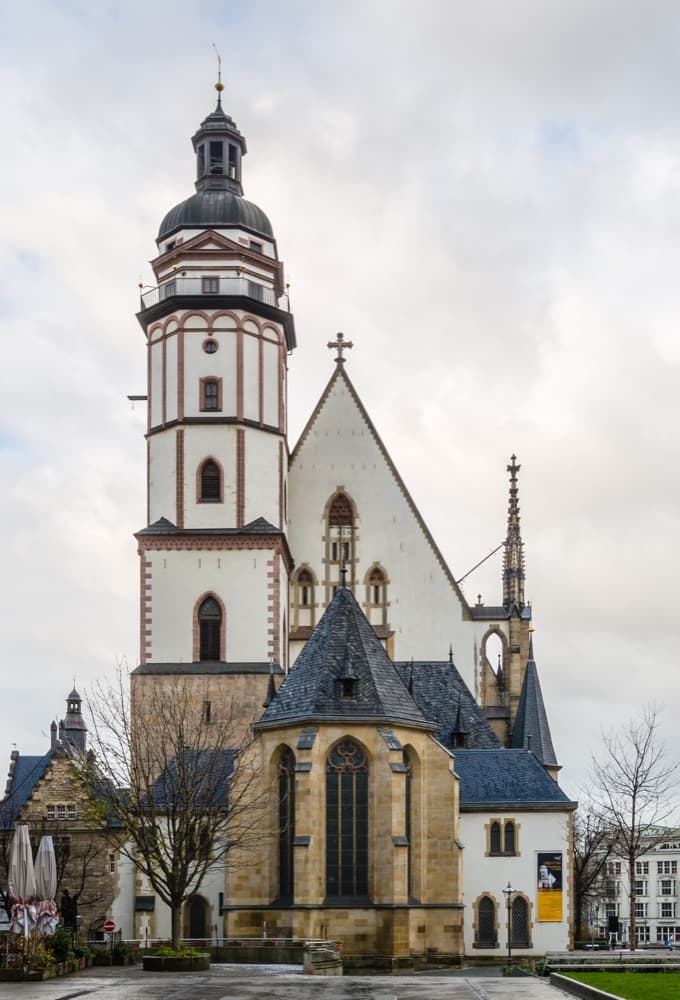 La Iglesia de Santo Tomás en Leipzig, donde Bach trabajó como cantor y organista el resto de su vida.