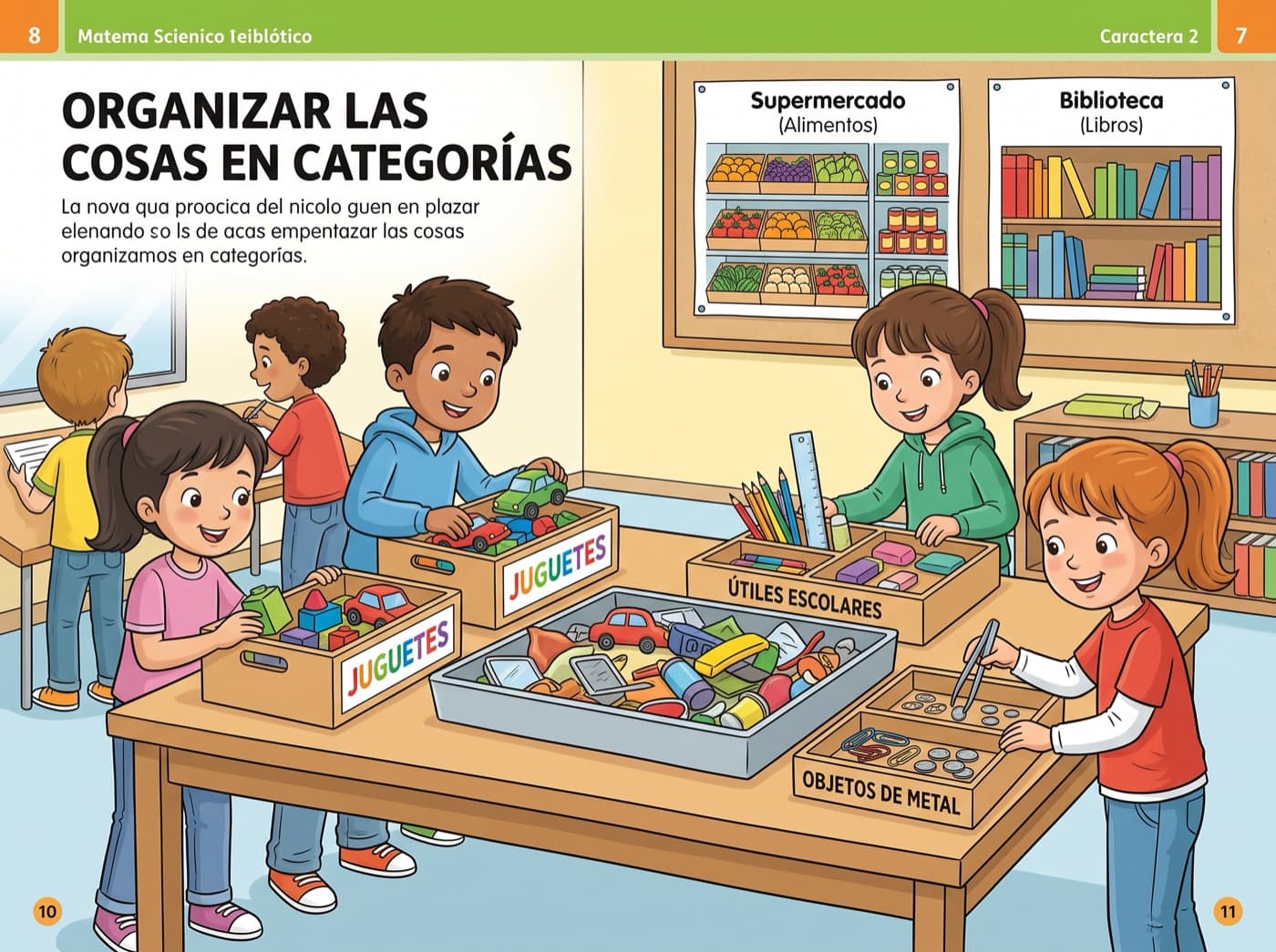 Organizar las cosas en categorías